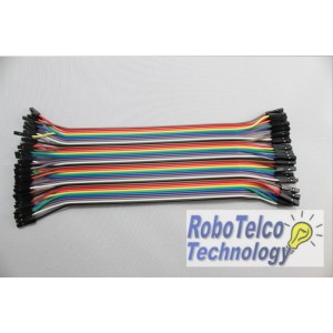 40P Ribbon Jumper Wire with Female-Female Connector