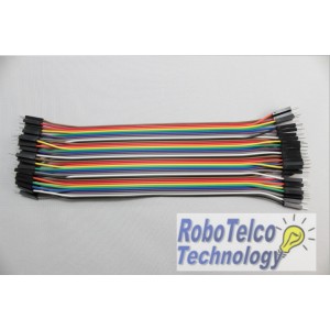 40P Ribbon Jumper Wire with Male-Male Connector