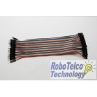 40P Ribbon Jumper Wire with Male-Female Connector