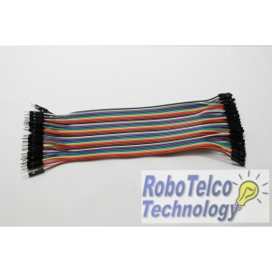 40P Ribbon Jumper Wire with Male-Female Connector
