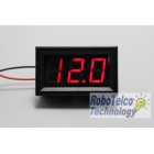 Digital Volt Meter (RED) - 2 Wire